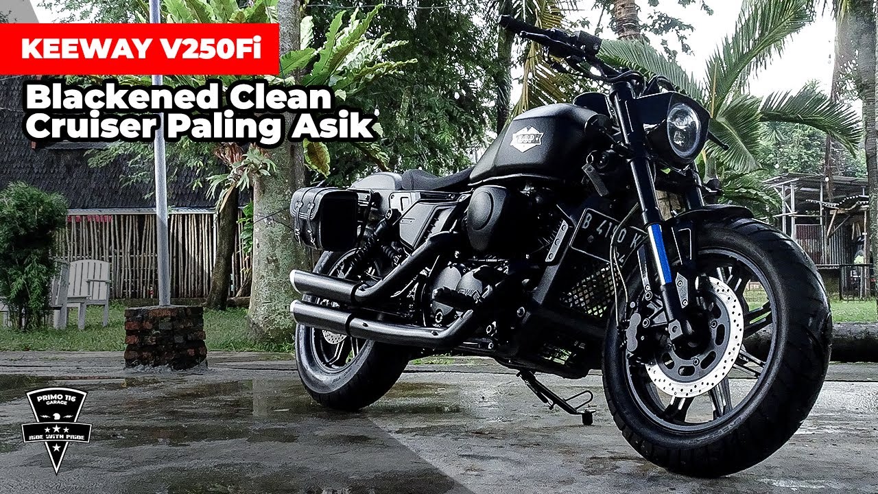 Keeway V250fi : Kolaborasi Serba Hitam & Menggelegarrr