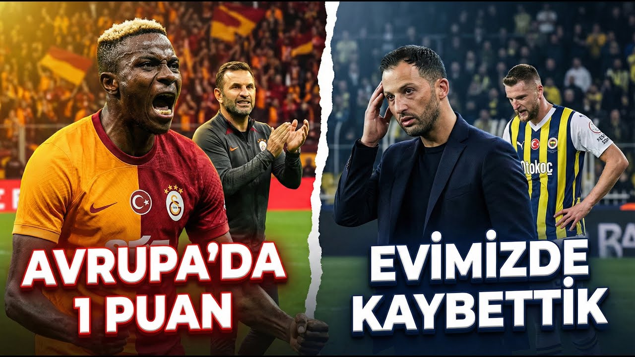 AVRUPA'DA KADER GECESİ! 🚨 Galatasaray’dan Sürpriz Puan, Kadıköy’de Kerem Aktürkoğlu Krizi!