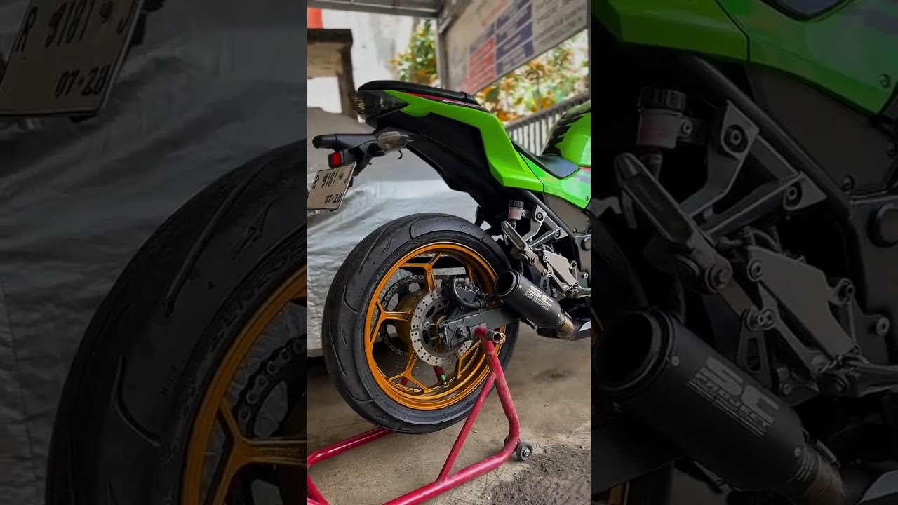 Ninja 250 fi Hijau Modif Simpel #ninja250 #ninja250fi #ninjamodifikasi #ninjamodified #ninjamodif