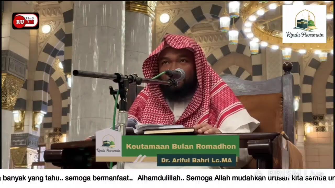 Sabtu 21-02-2026 || Kajian  Ramadhon || Ustadz Dr. Ariful Bahri, Lc. M.A