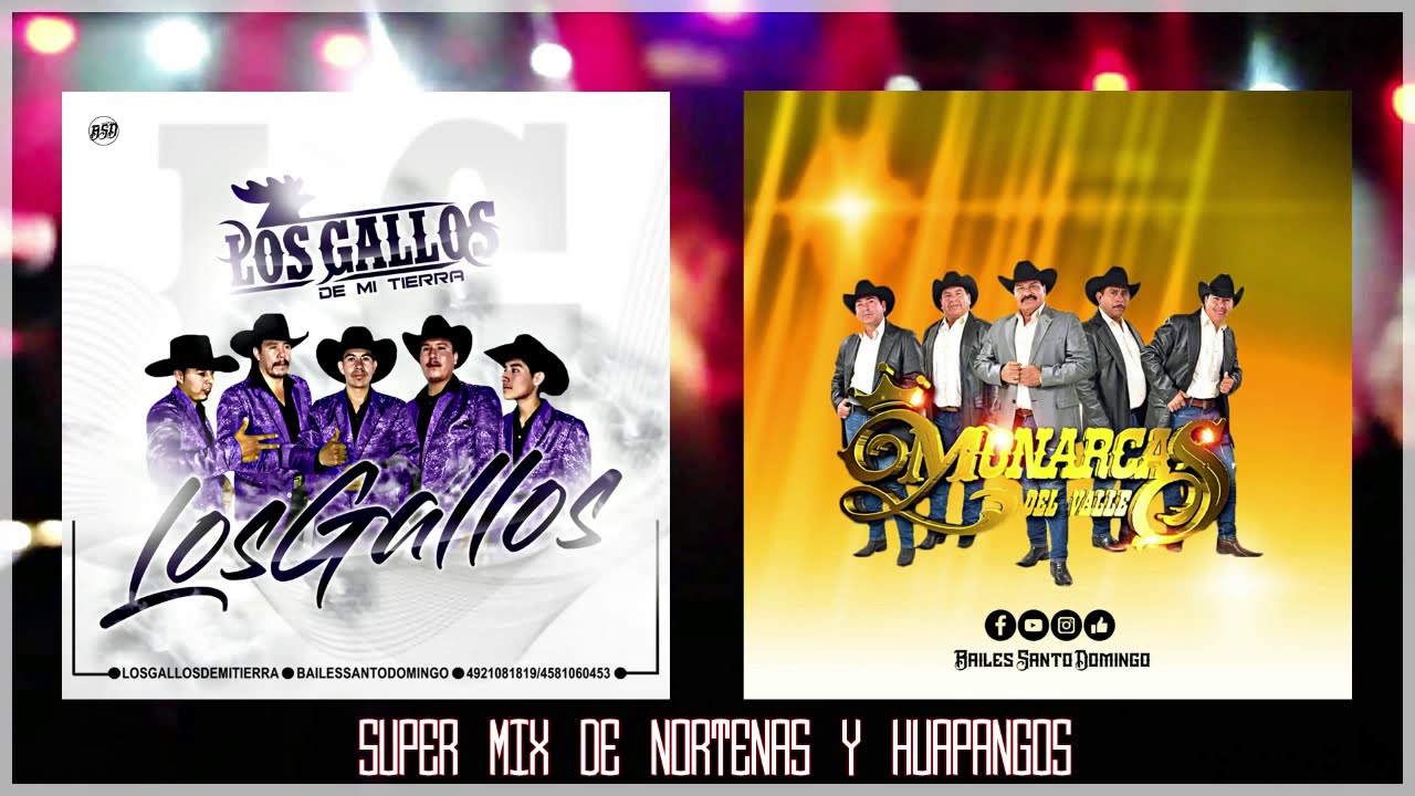 Los Gallos De Mi Tierra y Los Monarcas Del Valle | SuperMixDeNorteñasYHuapangos