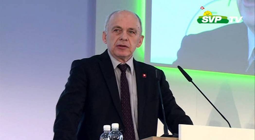 Rede Ueli Maurer am Programmparteitag