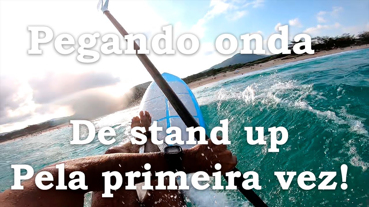 Pegando onda de stand up paddle pela primeira vez | Brasil Natural