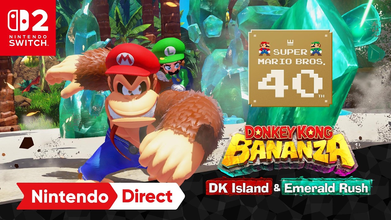 Donkey Kong Bananza DLC &lsquo;Super Mario Bros.&rsquo; Collaboration &ndash; Nintendo Direct 6.9.2026