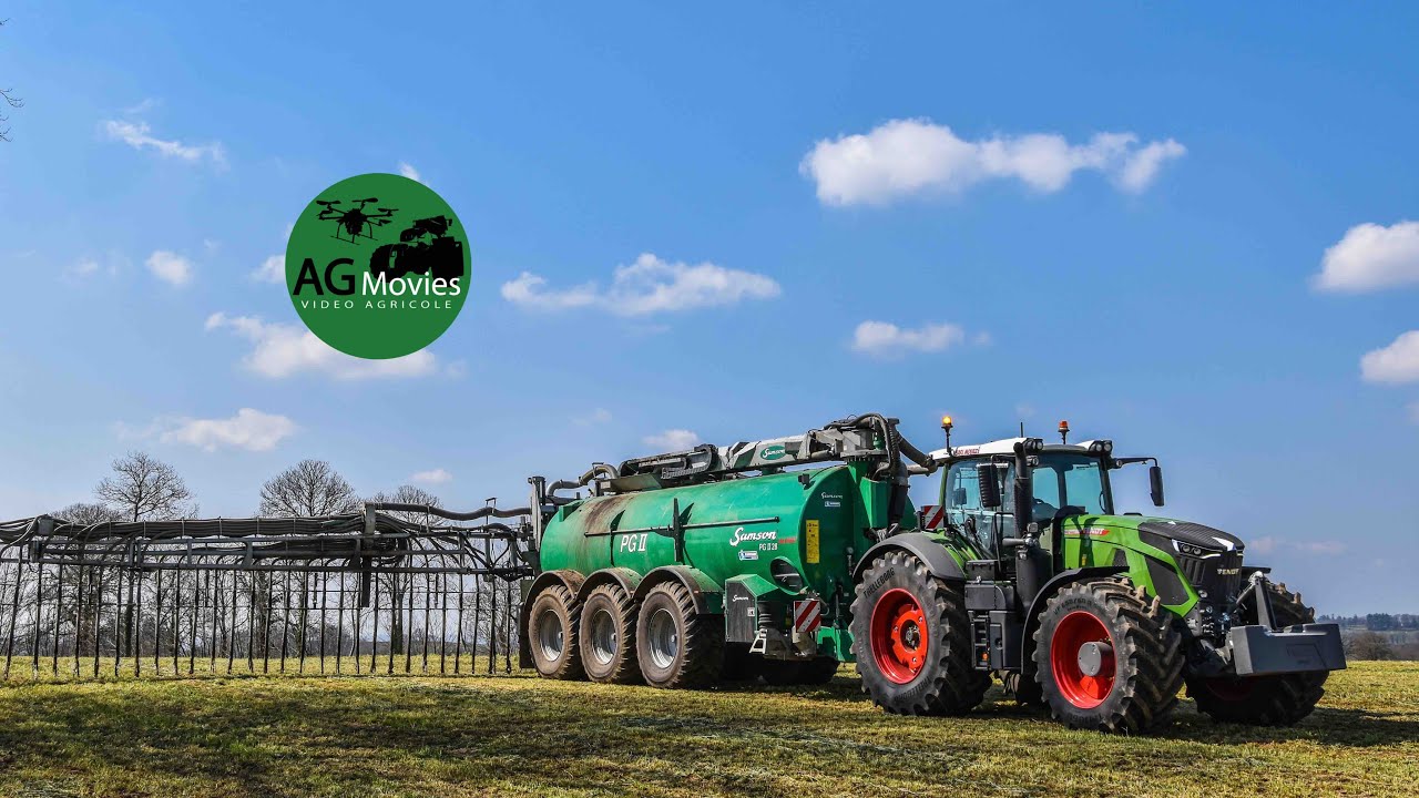 Epandage de Lisier 2021 l Fendt 942 GEN 6 & SAMSOM PG28 l SARL MOUAZE