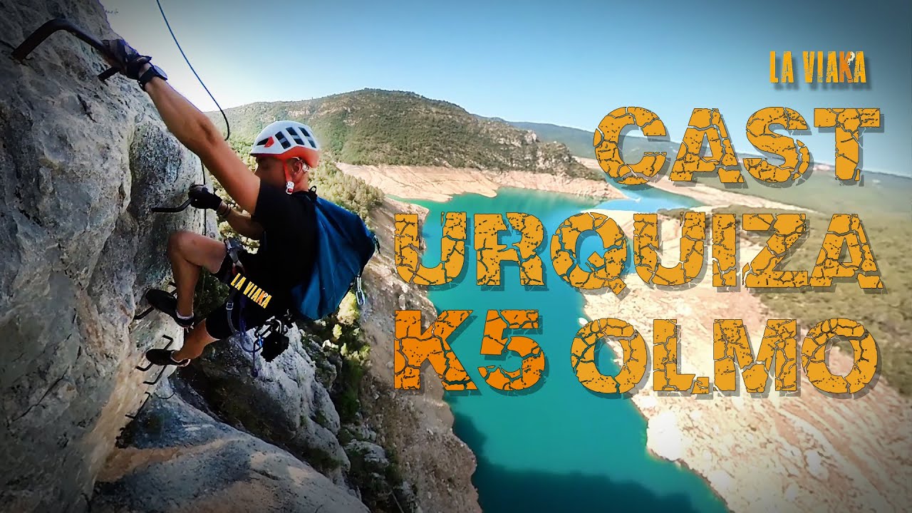 🧗‍♂️ VÍA FERRATA CAST-URQUIZA-OLMO / K5 – La mítica de Lleida que marcó una época | La Viaka