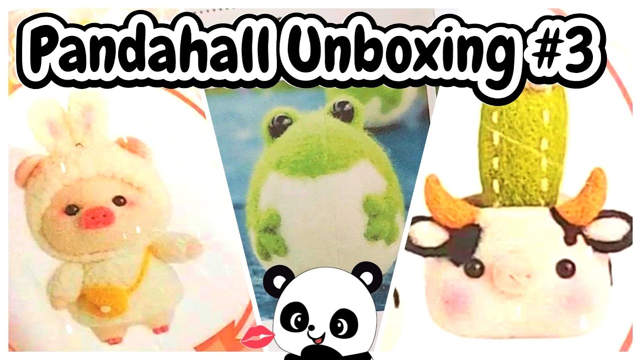 Pandahall Unboxing 3/ CUTE Wool Needle Felting Kits 
