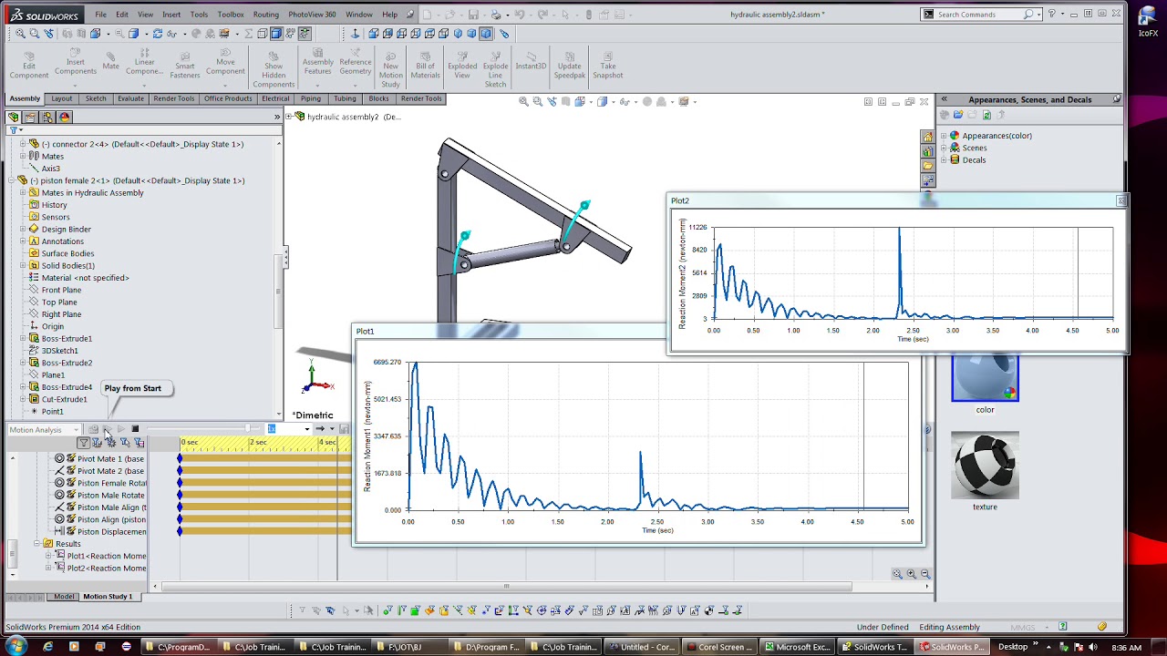 Solidworks 6 DES Motion Analysis Pt 2