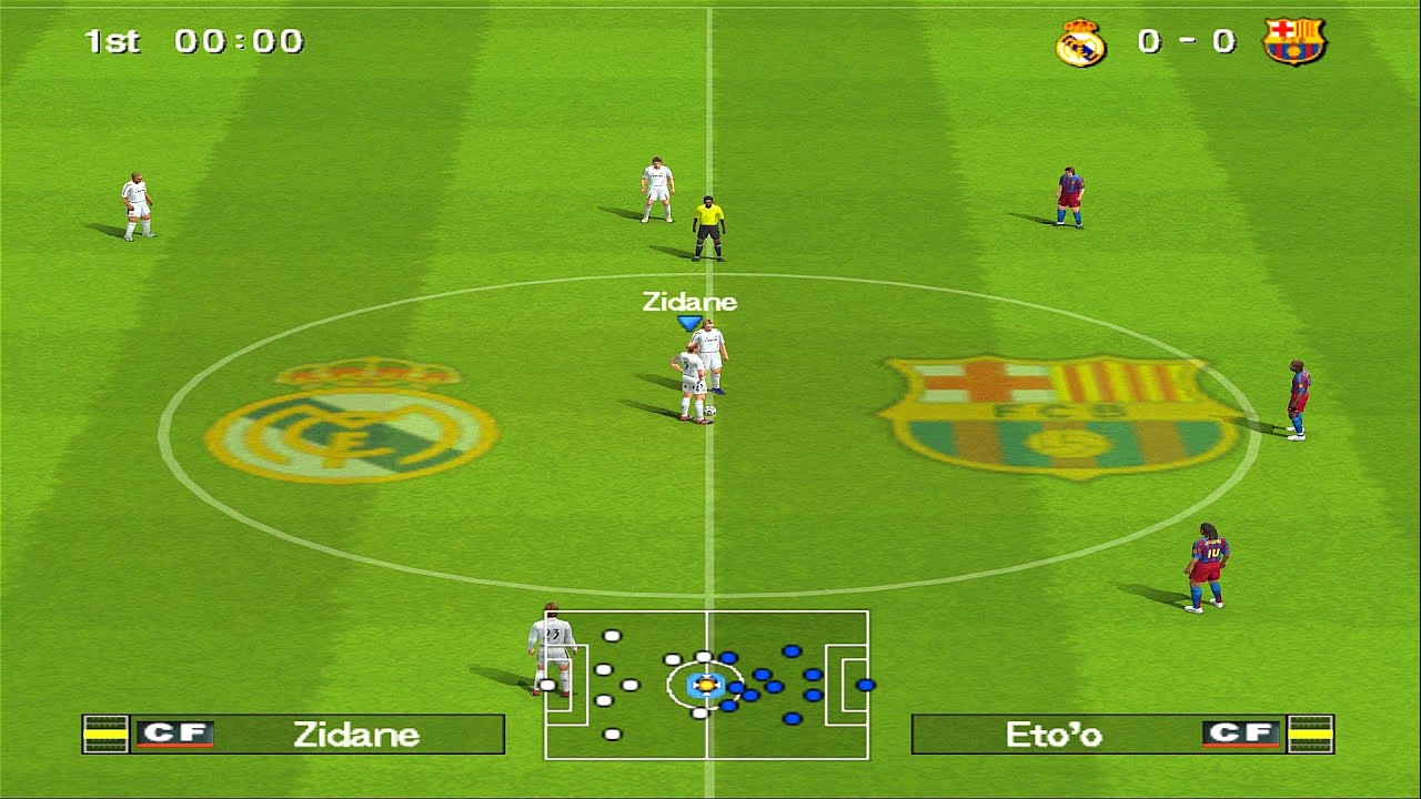 Winning Eleven 10 — Реал Мадрид против Барселоны | PS2