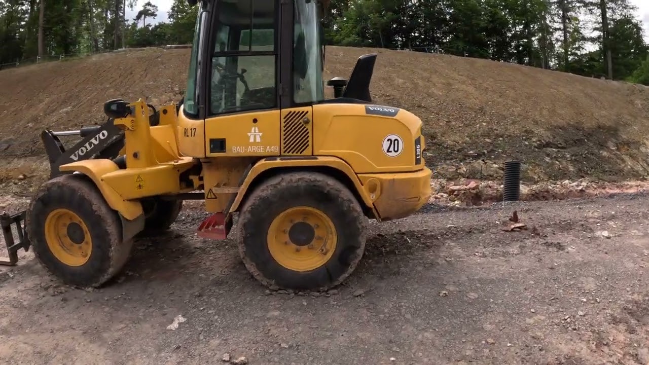 6.7.24 zu fuss über die A49 Baustelle durch den Dannenröder Wald