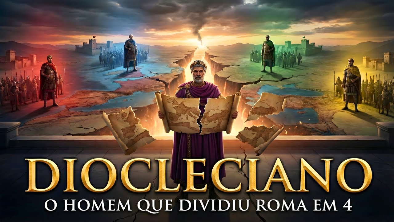 DIOCLECIANO: Como UM Homem Dividiu Roma em QUATRO Impérios?