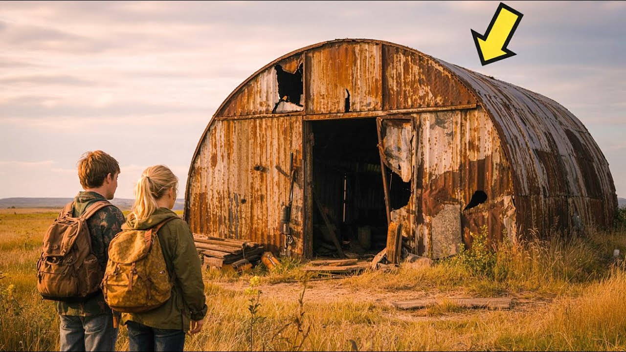 ILS CROYAIENT QUE C'ÉTAIT UN VIEUX HANGAR… MAIS CE QU'IL Y AVAIT CHANGERAIT LEUR VIE