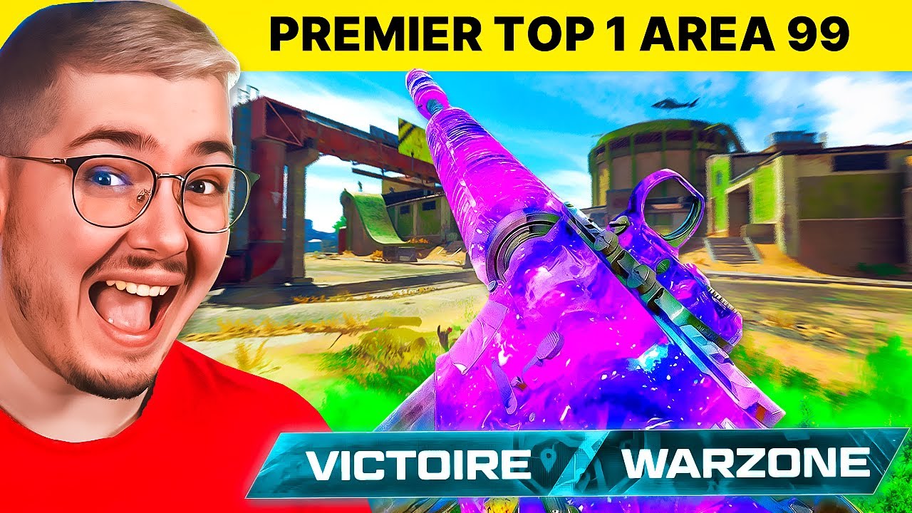Ma PREMIERE VICTOIRE sur AREA 99 la NOUVELLE MAP WARZONE ! (pas facile)