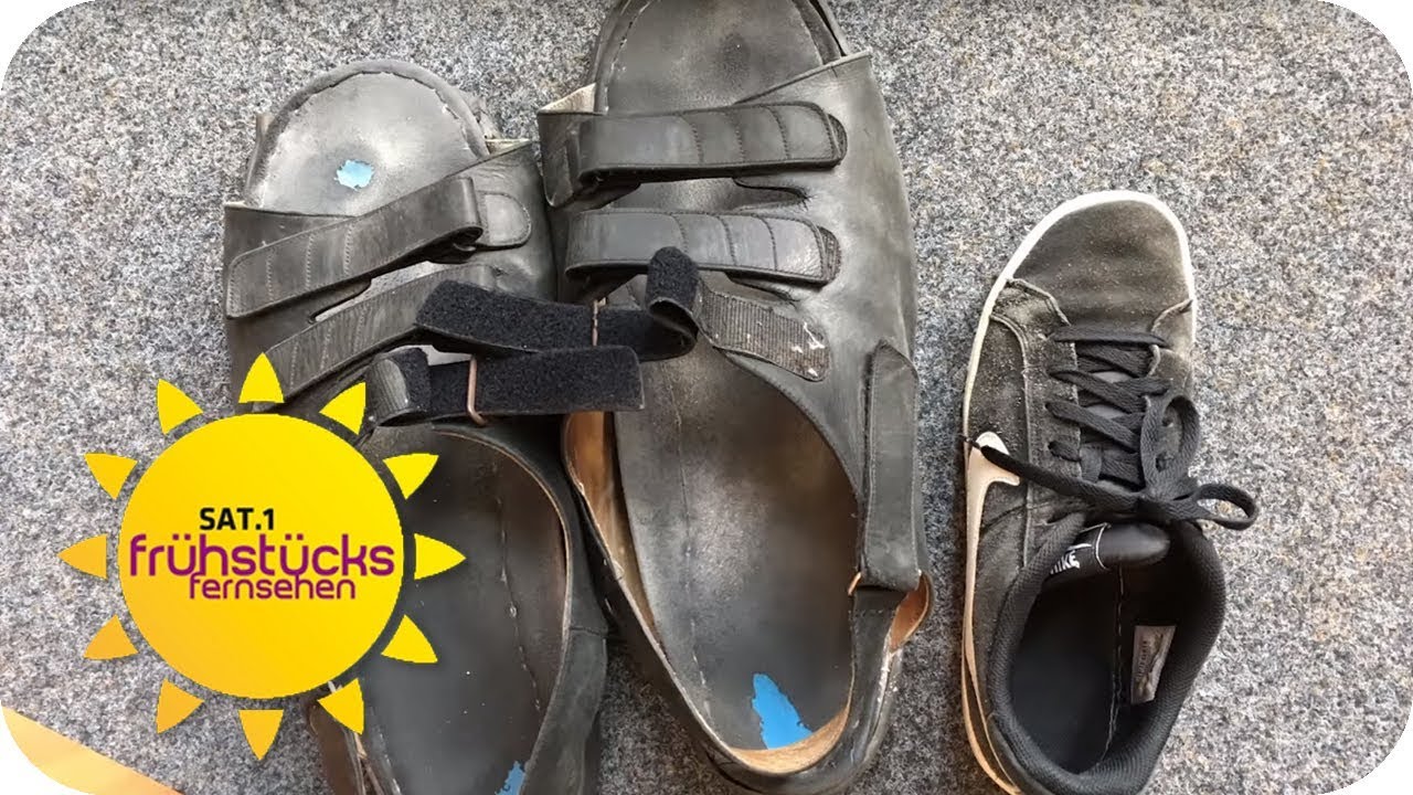 Schuhgr&ouml;&szlig;e 68: Endlich neue Schuhe f&uuml;r die gr&ouml;&szlig;ten F&uuml;&szlig;e der Welt! | SAT.1 Fr&uuml;hst&uuml;cksfernsehen | TV
