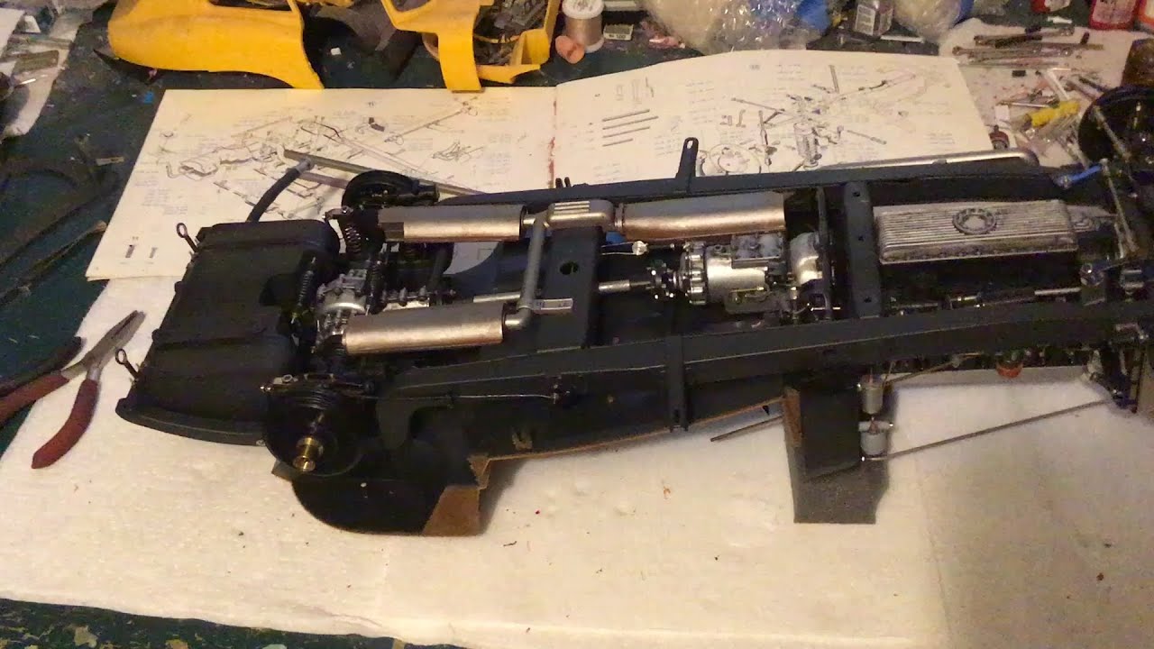 Pocher Mercedes convertable top; almost done.