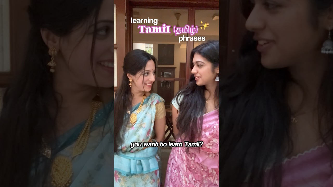 Learning FUN Tamil phrases ft. @darinimusic  ✨