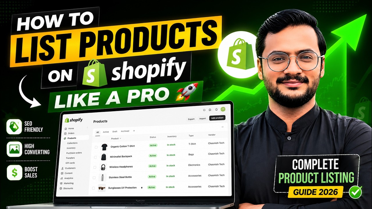 How to List Products on Shopify Like a Pro 🚀 | Complete Product Listing Guide 2026