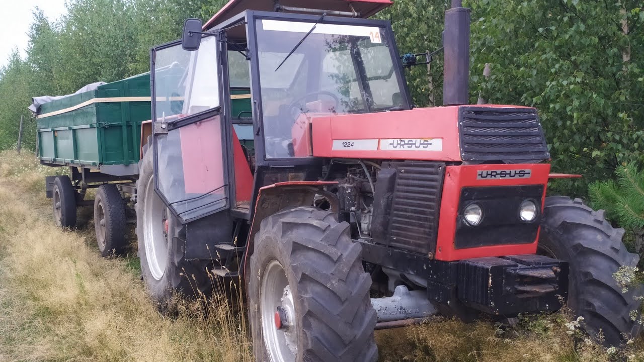 Ursus 1214 (1224) przepał + pokaz (pure engine sound)