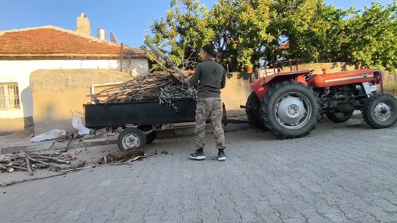 Köy kışlık hazırlığı 