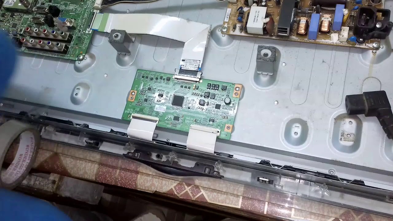 Samsung LA32C530 pannel double image track cutting