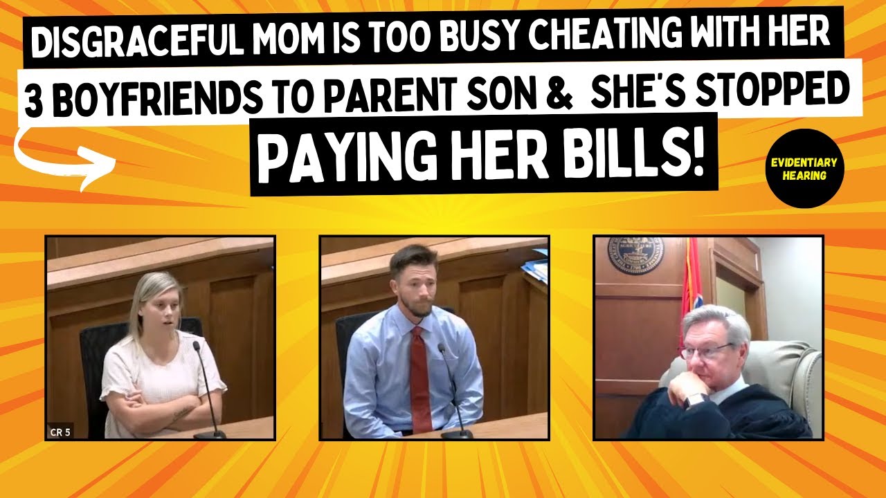 Disgraceful Mom Is Too Busy CHEATING With Her 3 Boyfriends To Parent Son & She Won't PAY Her Bills!