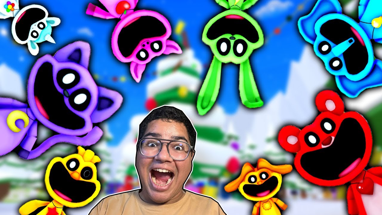 ENCONTREI TODOS OS PERSONAGENS DO SMILING CRITTERS NO MORPH WORLD! (ROBLOX)