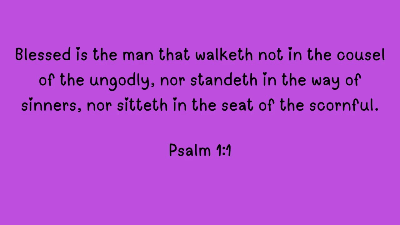 Blessings come from the Lord