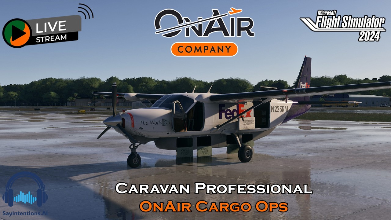 Black Square Caravan | OnAir Cargo Ops | VATSIM Briefing | MSFS 2024 🛩️