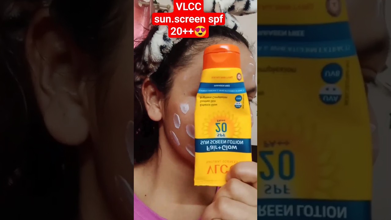VLCC fair glow sunscreen lotion spf 20 #music #beach #edm #youtubeshorts #treandinghacks #cosmetics
