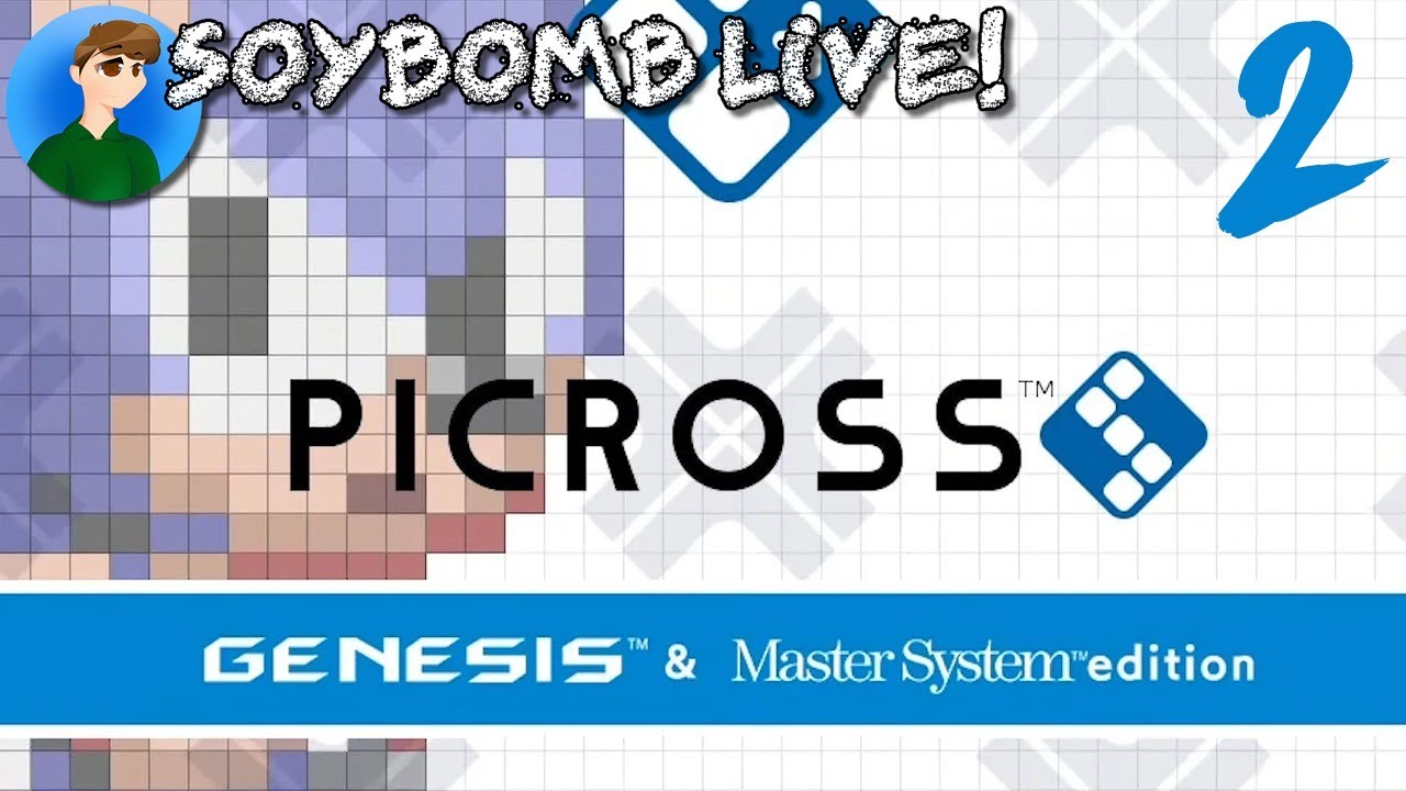 PICROSS S GENESIS & Master System Edition (Switch) - Part 2 (feat. dravendevere) | SoyBomb LIVE!