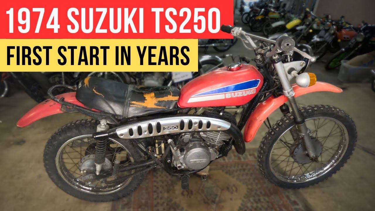 First Start in Years! Bringing a 1974 Suzuki TS250 Back to Life