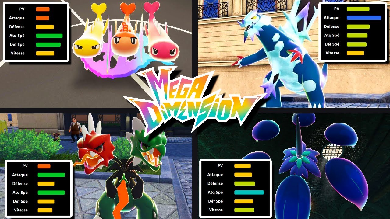 4 MÉGA-ÉVOLUTIONS POUR LES POKÉMON DE LA 9G DONT UNE TOTALEMENT SURPÉTÉE (la meilleure de toutes?)