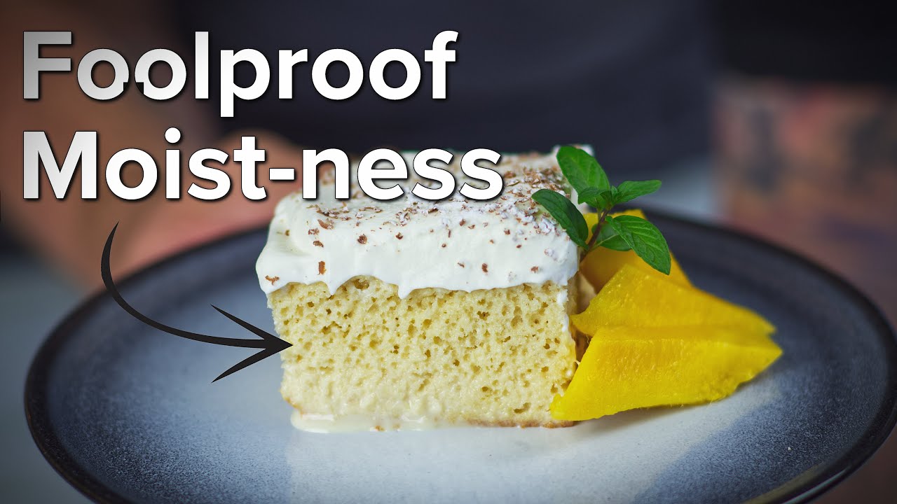 Easy Tres Leches Cake Recipe - Your GO-TO MOIST Cake