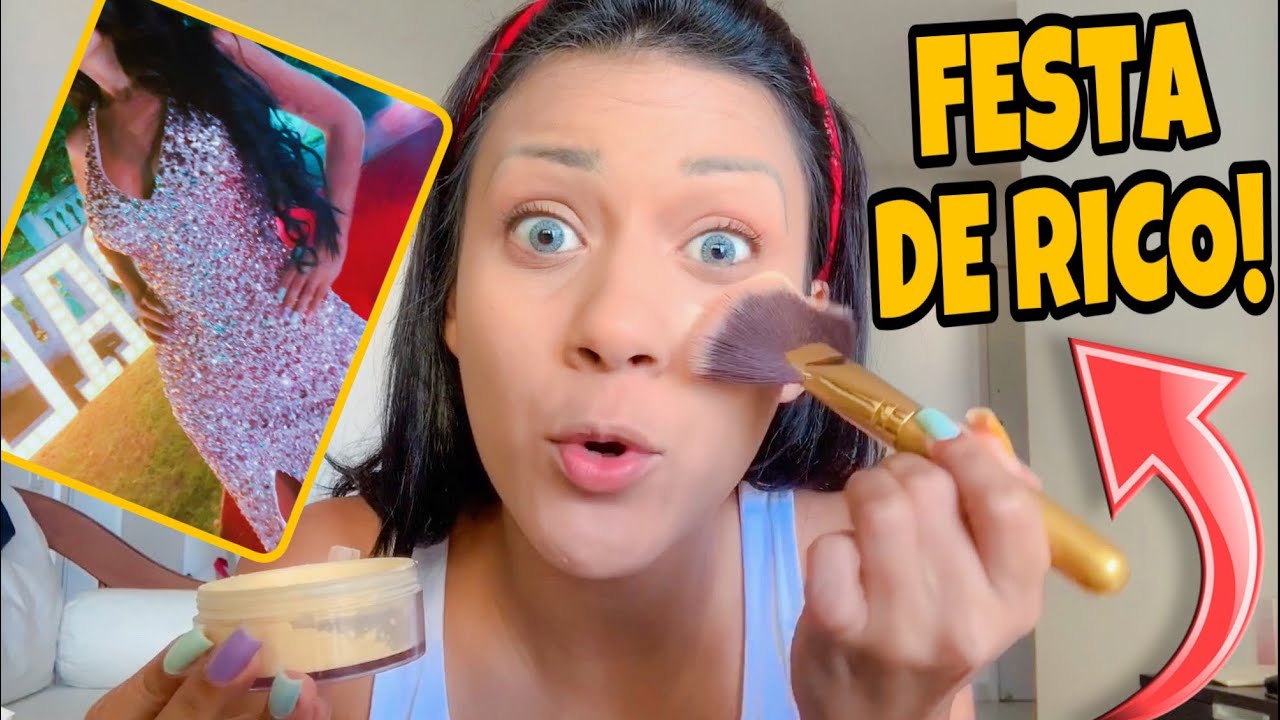 ME TRANSFORMEI PARA UMA FESTA DE RICO!! OLHA O PODER!! 🔥