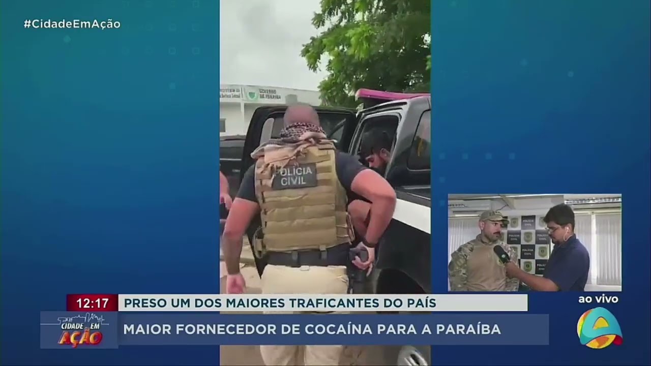 Cidade em Ação - Homem é preso por ser um dos principais fornecedores de cocaína da Paraíba -Parte 2