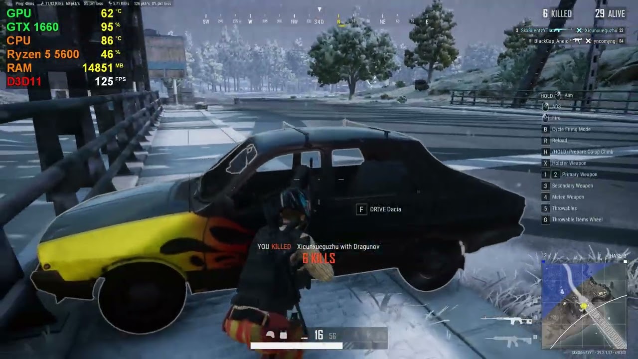 PUBG FPS Test | GTX 1660 | 2026 Gameplay 