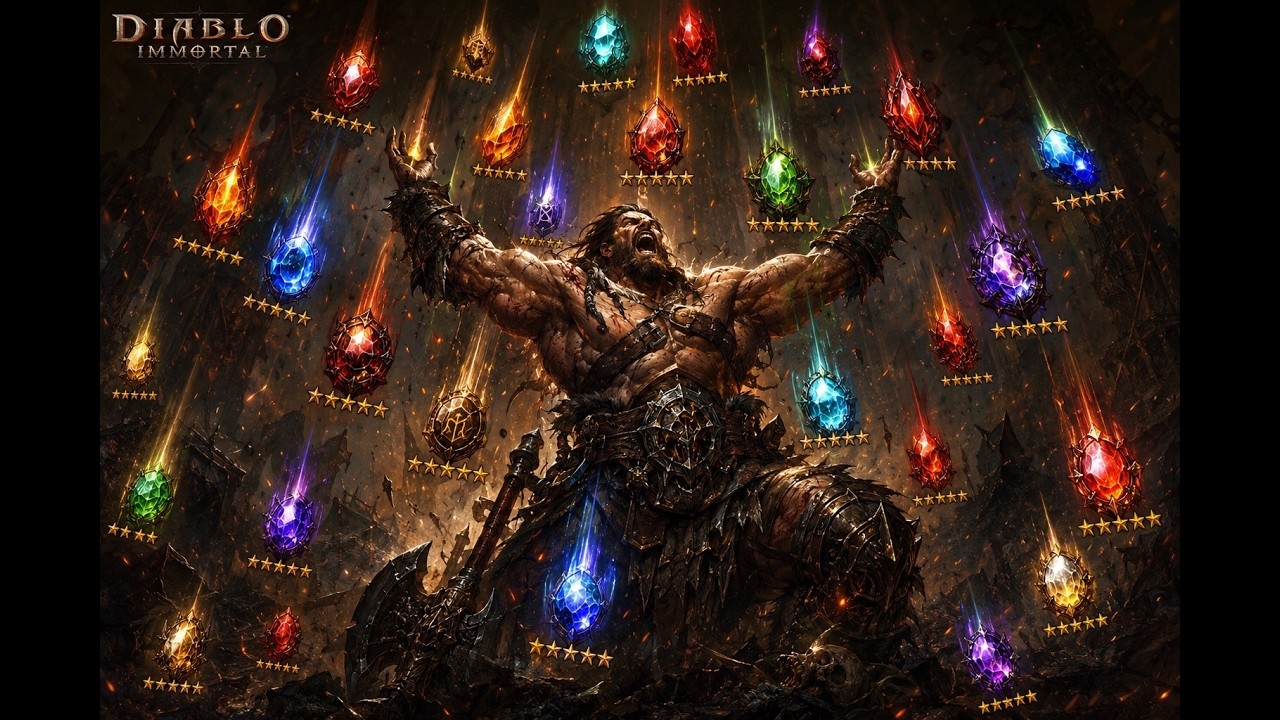 280 Legendary Crest Diablo Immortal   farming a new stone HELLBOUND DESIRE