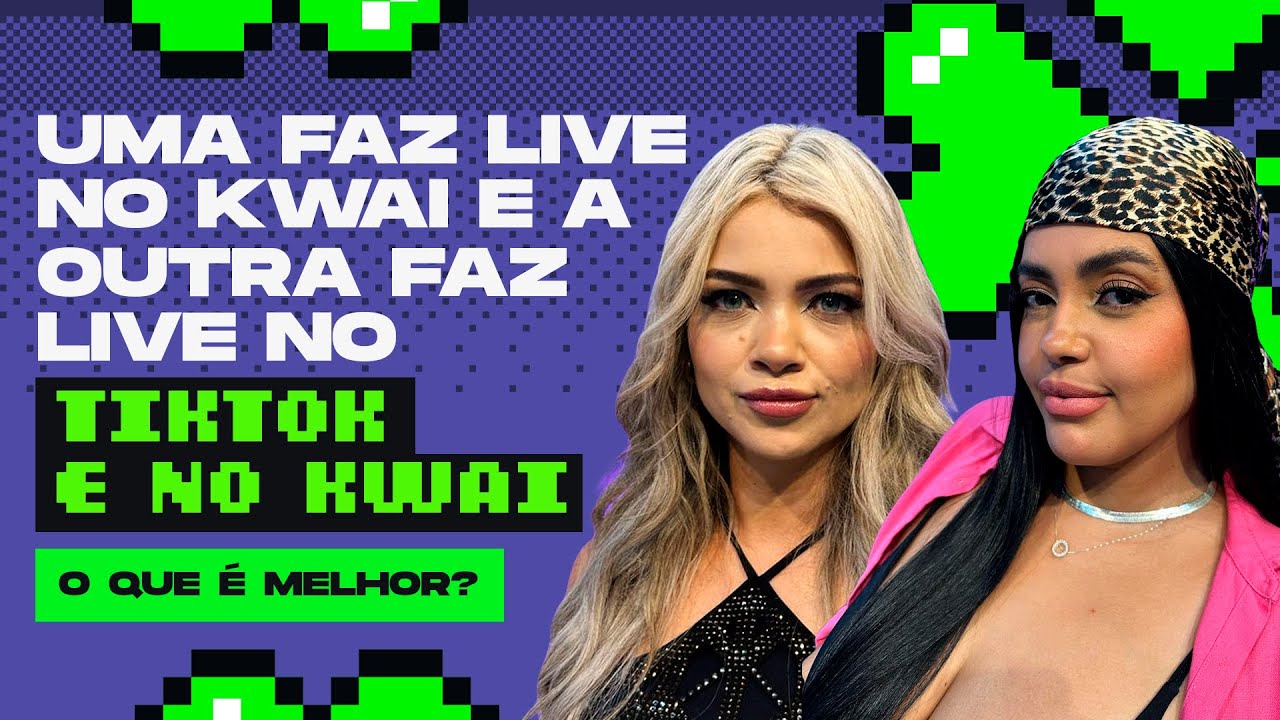TikTok vs kwai onde fazer live?