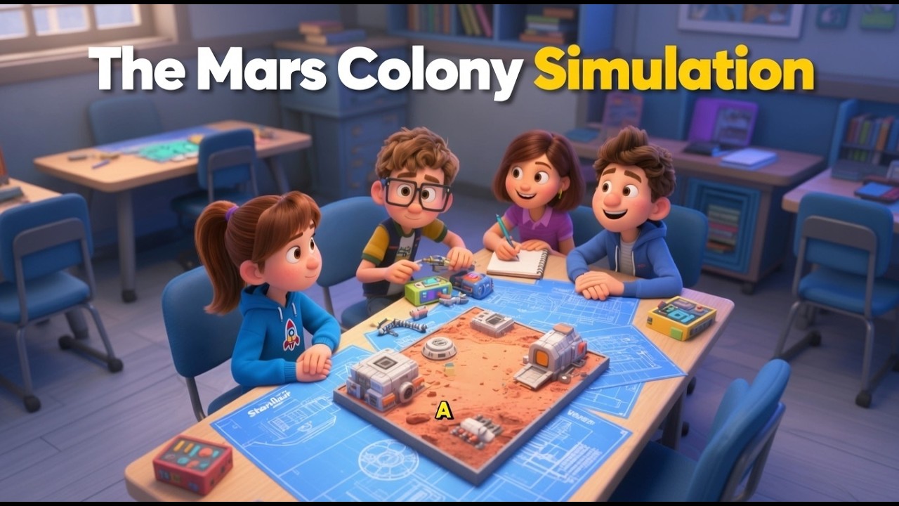 The Mars Colony Simulation #technology #animation