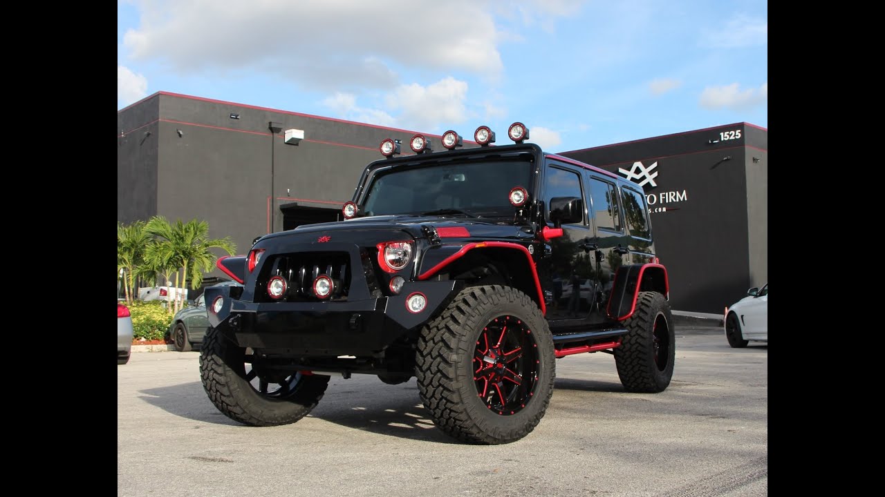 FROM A TOY CAR TO AN AVORZA JEEP WRANGLER BLACK & RED EDITION - BY ALEX VEGA THE AUTO FIRM