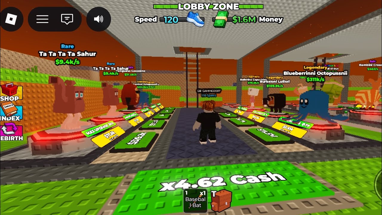 Climb for brainrot in roblox omg 10000000 dollars😯💀