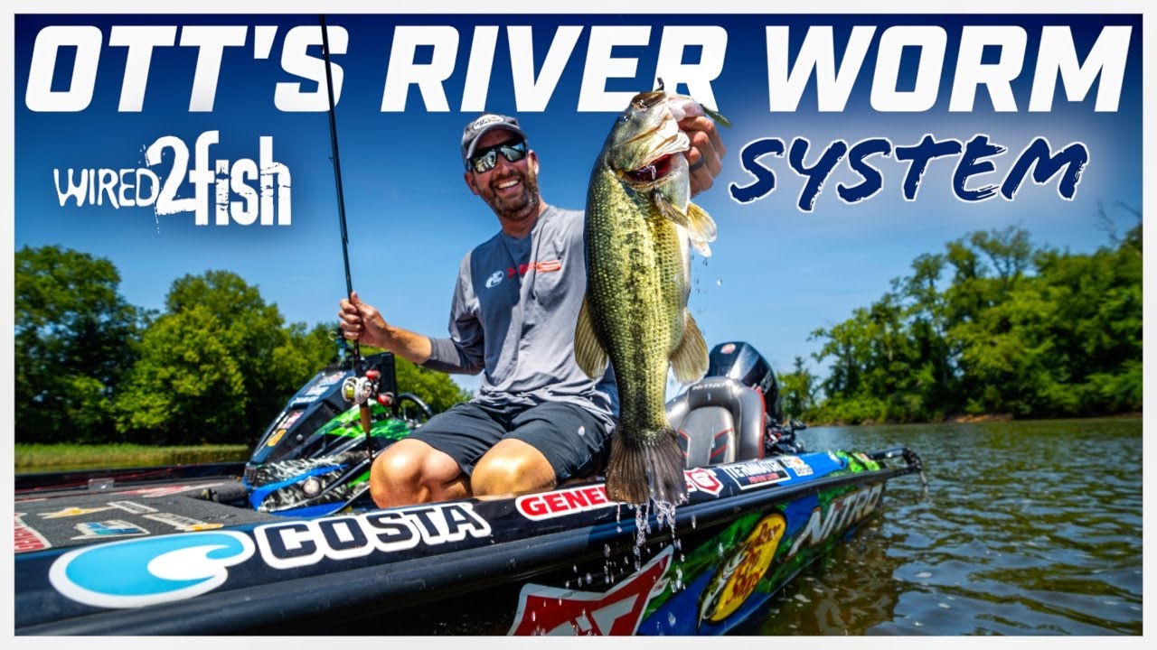 Catch More Summer Bass In Current With Texas Rig And Drop Shot!