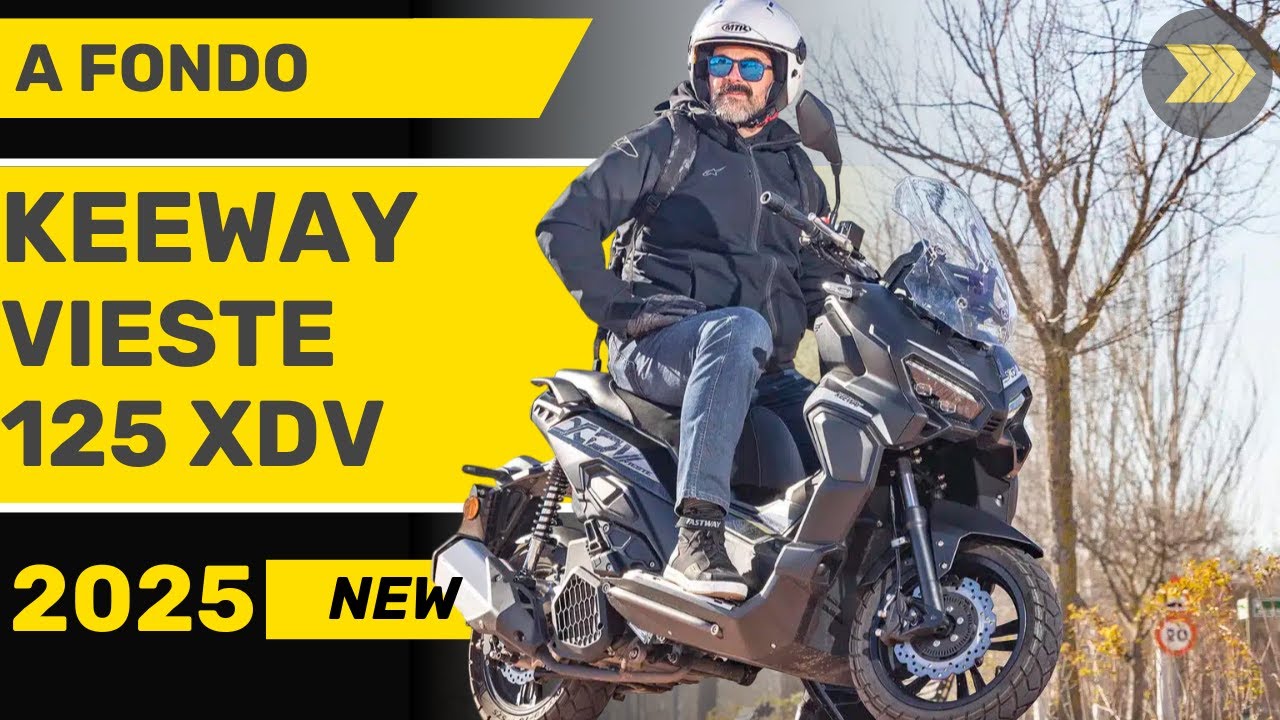 A Fondo Keeway Vieste 125 XDV 💥 Aventura Urbana 💥 Prueba y opinión en español