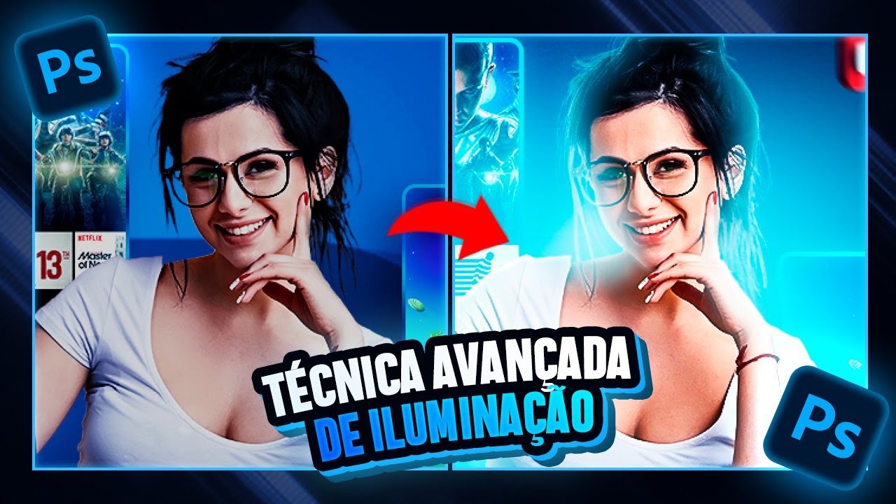 Dominando a Iluminação no Photoshop: Técnica Avançada para criar Luz na sua Arte
