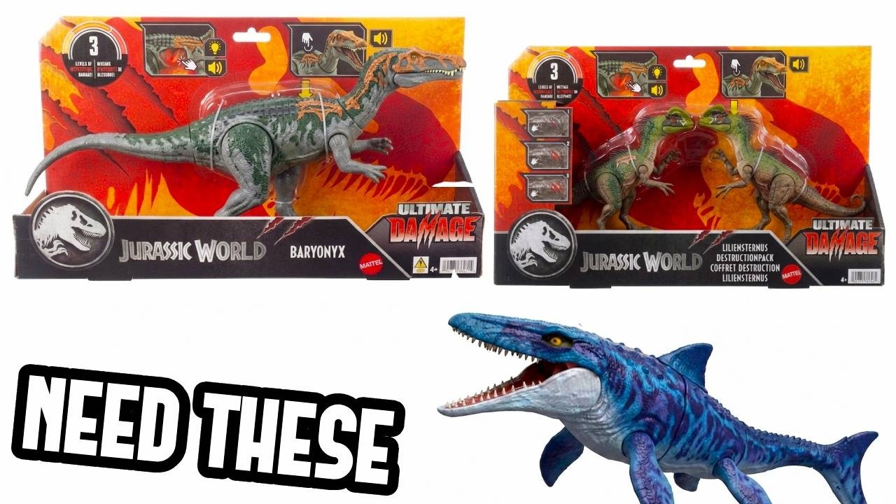 Jurassic World Mattel 2027 Toyline: ULTIMATE DAMAGE FIGURES ARE HERE! (FANMADE)
