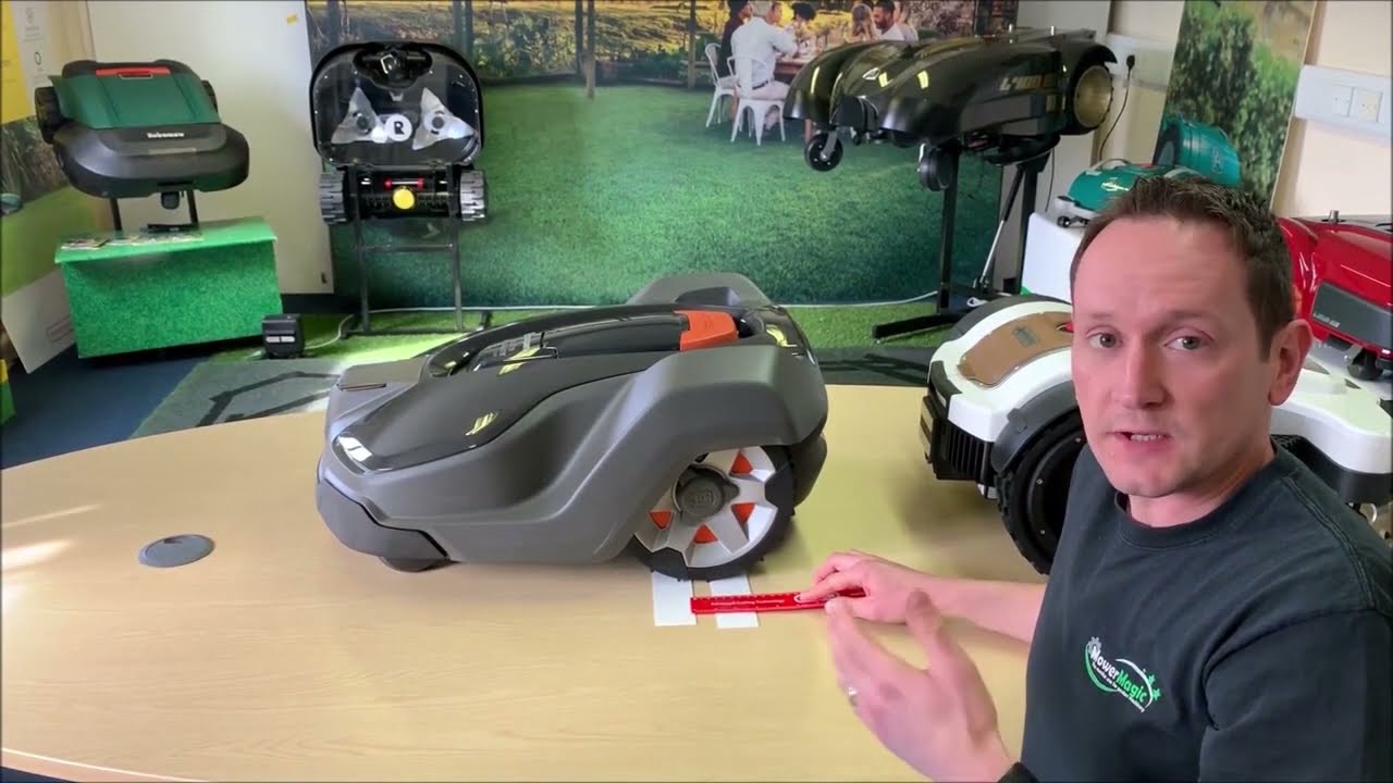 Сравнение роботов газонокосилок Ambrogio и Husqvarna #роботы​​ Caiman​​ ​​#Газонокосилка​​ робот