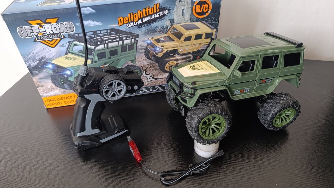 10 Minutes Satisfying With Unboxing Off-Road RC Car With Remote Control | ASMR | Unboxing & Review