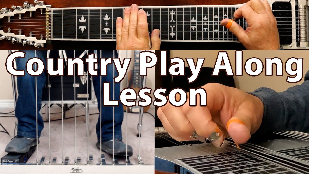Country Play Along Lesson for the Pedal Steel Guitar