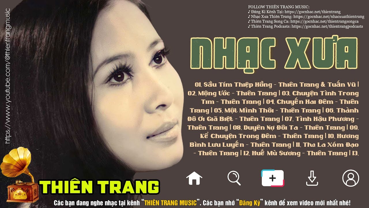 TOP Nhạc Xưa THIÊN TRANG Chọn Lọc - LK Sầu Tím Thiệp Hồng, Mộng Ước, Nghe Cả Ngày Vẫn Thấy Hay