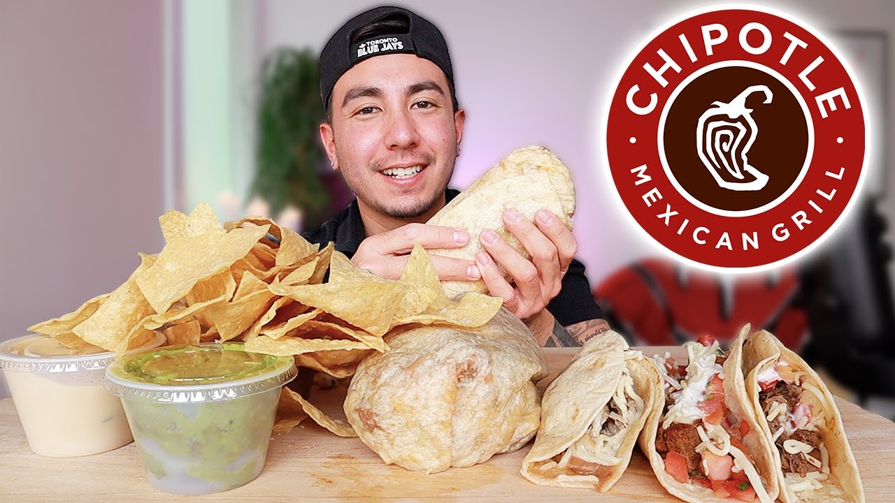 ЧИПОТЛЕ | БУРРИТО + ТАКОС | МУКБАНГ